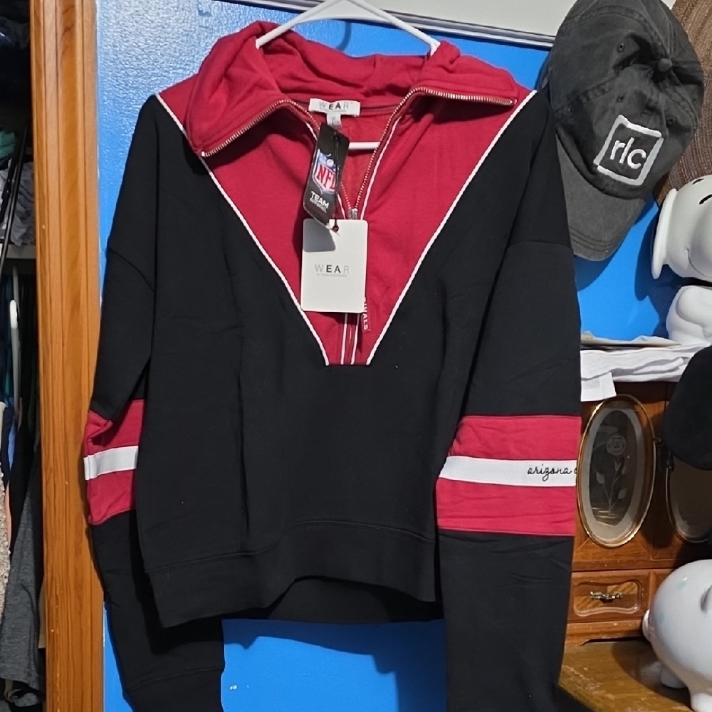Arizonia Cardinals Black and Red Women's Sweatshirt